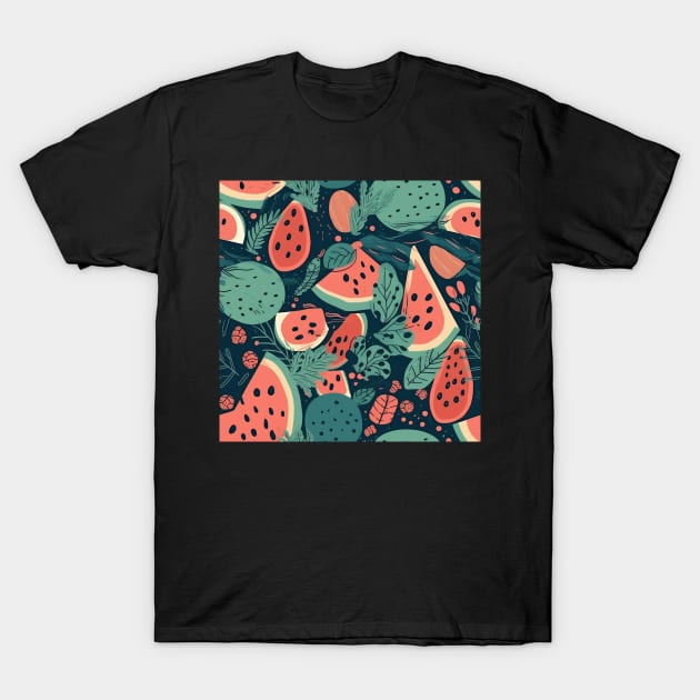 Arty Watermelon T-Shirt by Kamin42